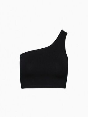 Babaton NEW Sculpt Knit One-Shoulder
Cropped Tank